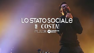 LO STATO SOCIALE feat COSTA  La felicità non è una truffa  live  Paladozza Bologna [upl. by Eisaj]