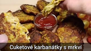 Cuketové karbanátky s mrkví  recept [upl. by Peery]