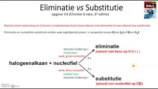 Nucleofiele Substitutie Sn1 en Sn2 [upl. by Aimekahs]