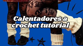 Calentadores de piernas a crochet para principiantes  fácil y rápido [upl. by Cirted]