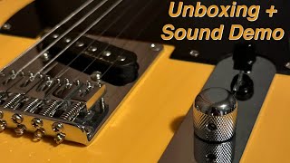 Unboxing Squier FSR Butterscotch Bullet amp Sound Demo 😎🎸🦯 [upl. by Yelah786]