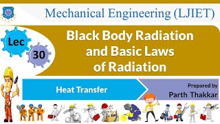 L 30 Black Body Radiation and Basic Laws of Radiation  Heat Transfer  Mechanical [upl. by Skye]