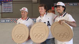 Team USA Mens Street Skateboarding Road to Paris Olympics 2024 [upl. by Fosque]