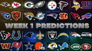 NFL Week 1 Predictions [upl. by Gustaf]