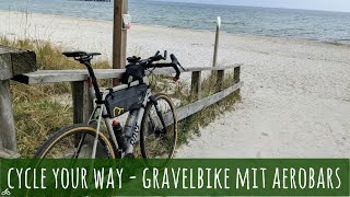 Gravelbike mit Aerobars  200KM Test [upl. by Eidnar]