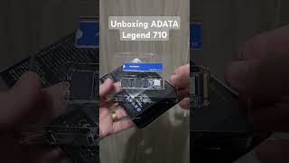 Unboxing do SSD NVME ADATA Legend 710 [upl. by Sedlik]