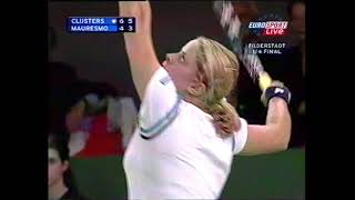 2003 Filderstadt Quarterfinal Clijsters vs Mauresmo [upl. by Llertak]