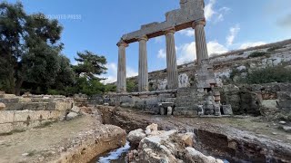 Devastating floods reveal new ancient structures in Libya [upl. by Aisset]