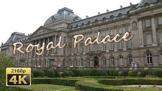 The Royal Palace in Brussels  Belgium 4K Travel Channel [upl. by Ayahc3]