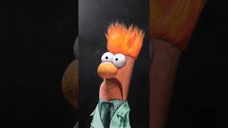 Meep Meep themuppets beaker acrylicpainting art artist painter [upl. by Llenral822]