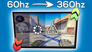 Hz Make a Difference 60Hz vs 144Hz vs 240Hz vs 360Hz POV [upl. by Flip]