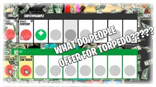 UPDATED 2024 WHAT DO PEOPLE OFFER FOR TORPEDO  Roblox Jailbreak [upl. by Dewey]