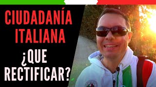 Rectificación de ACTAS CIUDADANÍA ITALIANA [upl. by Ashraf518]