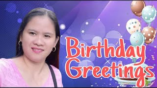 BIRTHDAY GREETINGS CONGRATULATORY MESSAGE AS A MONETIZED CHANNEL  JHING MOMENTS [upl. by Avehs]