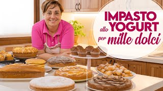 IMPASTO ALLO YOGURT PER MILLE DOLCI  Tante Ricette e Idee per Torte Muffin Pancakes e Frittelle [upl. by Abbotsun120]