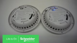 How to Interconnect a Smoke Alarm 755LPSMA4  Schneider Electric Support [upl. by Combs]