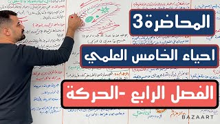 احياء الخامس العلمي  الفصل الرابع  الحركة  المحاضرة 3 [upl. by Maxama]