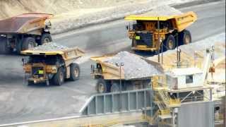 loading into the crusher Bingham Canyon Copper Mine [upl. by Archle191]