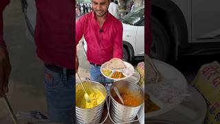 50 Wali Thali Street Food in Noida 😳😍 ll Delhi street food  shorts ytshorts streetfood food [upl. by Akimot]