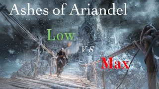 Dark Souls 3 Low vs Maximum DLC Ashes of Ariandel [upl. by Alliuqet858]