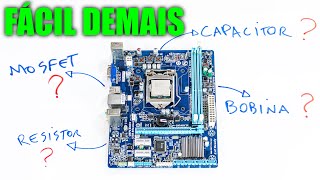 ENTENDA OS COMPONENTES ELETRÔNICOS DO HARDWARE DO PC PRA INICIANTES [upl. by Sokairyk]