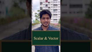 Scalar and Vector  Scalar or Vector  Difference between scalar and vector vectorquantity jee [upl. by Srednas]