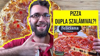 Pizza Teszt 2  Szalámi és Chorizo [upl. by Yanarp]