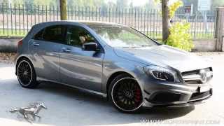 Mercedes A45 AMG sound with Supersprint full exhaust [upl. by Azeret]