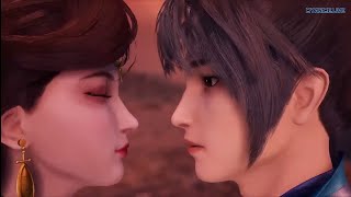 Qingyi Kiss 😘 Ye Yu 🤤 one step towards freedom kiss scenedonghua anime kiss scene [upl. by Hcardahs]