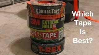 The Best Duct Tape We find out which brand is best [upl. by Rice962]