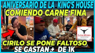 KINGTEKA LLEVA A LA KINGS HOUSE A COMER LA MEJOR CARNE PARA CELEBRAR PRIMER ANIVERSARIO [upl. by Auqenet]