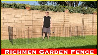 Richmen Garden Fence MumblesVideos Product Review [upl. by Neelloc]