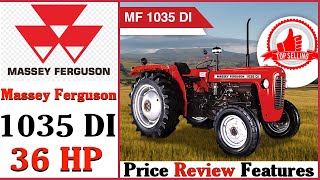 Massey Ferguson 1035 DI 36 HP  Onroad Price Review amp Specification  By Kisan Khabri [upl. by Inram]