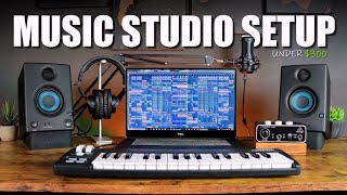 Home Studio Setup On a Budget For Beginners Under 300  The Perfect Home Music Studio Starter Kit [upl. by Ru408]