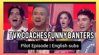 ENG SUB  The Voice Kids Coaches Funny Banters  Pilot Episode  Septembetlr 15 2024 [upl. by Nylzor]