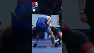 Abu Muslim Amayev Bul  Karen Aslanyan Arm ⚡💥 A quick victory wrestling [upl. by Ostap160]