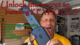 Defeat the key hole slots Unlock the secret to easily hang items with keyholes [upl. by Ring]