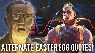 FULL STUHLINGER EASTER EGG IN BLOOD OF THE DEAD All Easter Egg Quotes amp Story Black Ops 4 Zombies [upl. by Ailyt]