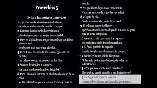 Proverbios 5  Biblia Dramatizada NTV [upl. by Irek]