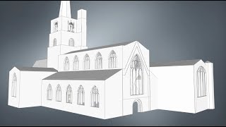 Burford Church England Two Minute Construction Sequence [upl. by Arras]