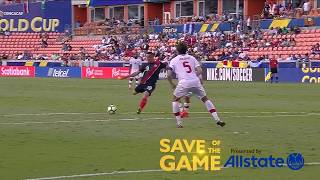 Save of the Game Presented by Allstate  Costa Rica vs Canada [upl. by Yenffit]