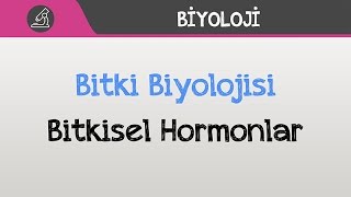 Bitki Biyolojisi  Bitkisel Hormonlar [upl. by Sosthenna]