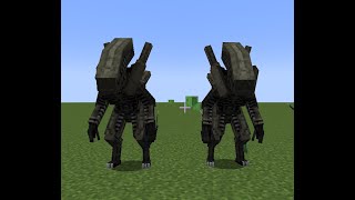 New AvP mod Gigeresque Minecraft [upl. by Thelma]