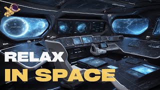 Spaceship Ambience for Focus amp Relaxation  2 Hours of Futuristic Space Travel [upl. by Stone]