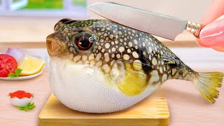 Satisfying Miniature Cooking Real Seafood in Mini Kitchen  2000 Best of Food Compilation [upl. by Lrub]