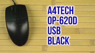 Распаковка A4Tech OP620D USB Black [upl. by Stedmann717]