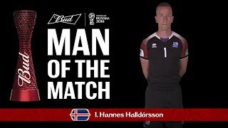 Hannes HALLDORSSON Iceland  Man of the Match  MATCH 7 [upl. by Leinehtan828]