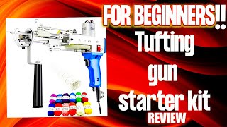 Reviewing A Tufting Gun Kit For Beginners [upl. by Immat]