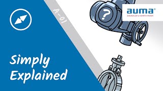 Selecting actuator │ Flanges and output drives │ AUMA Simply Explained ENA01 [upl. by Cirone]