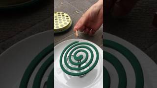 Using a Japanese Mosquito Coil [upl. by Posehn]